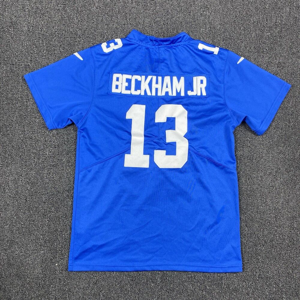 Nike On Field New York Giants Odell Beckham Jr 13 Youth Jersey Size Medium 10/12